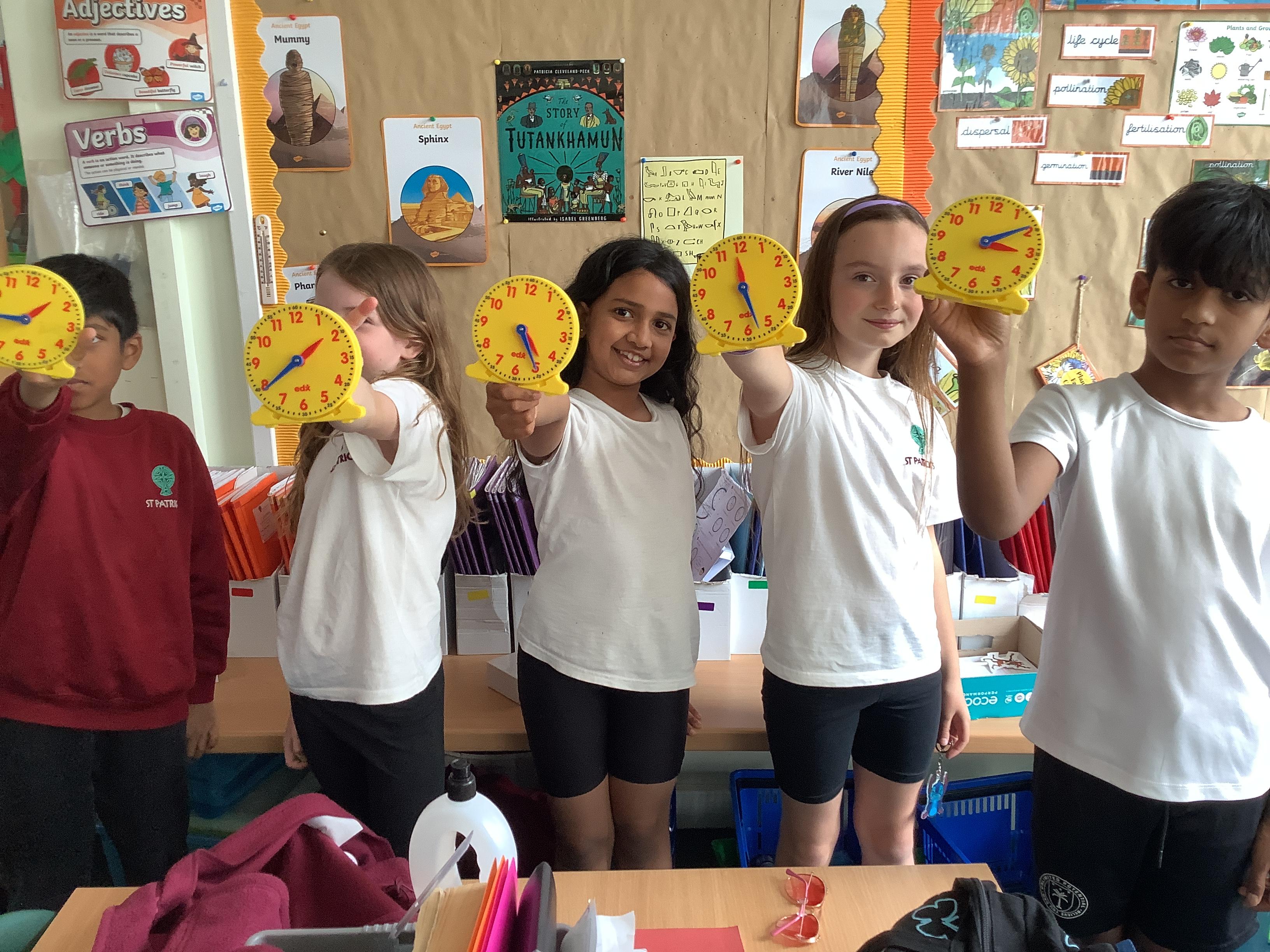 This week we have been learning about time.