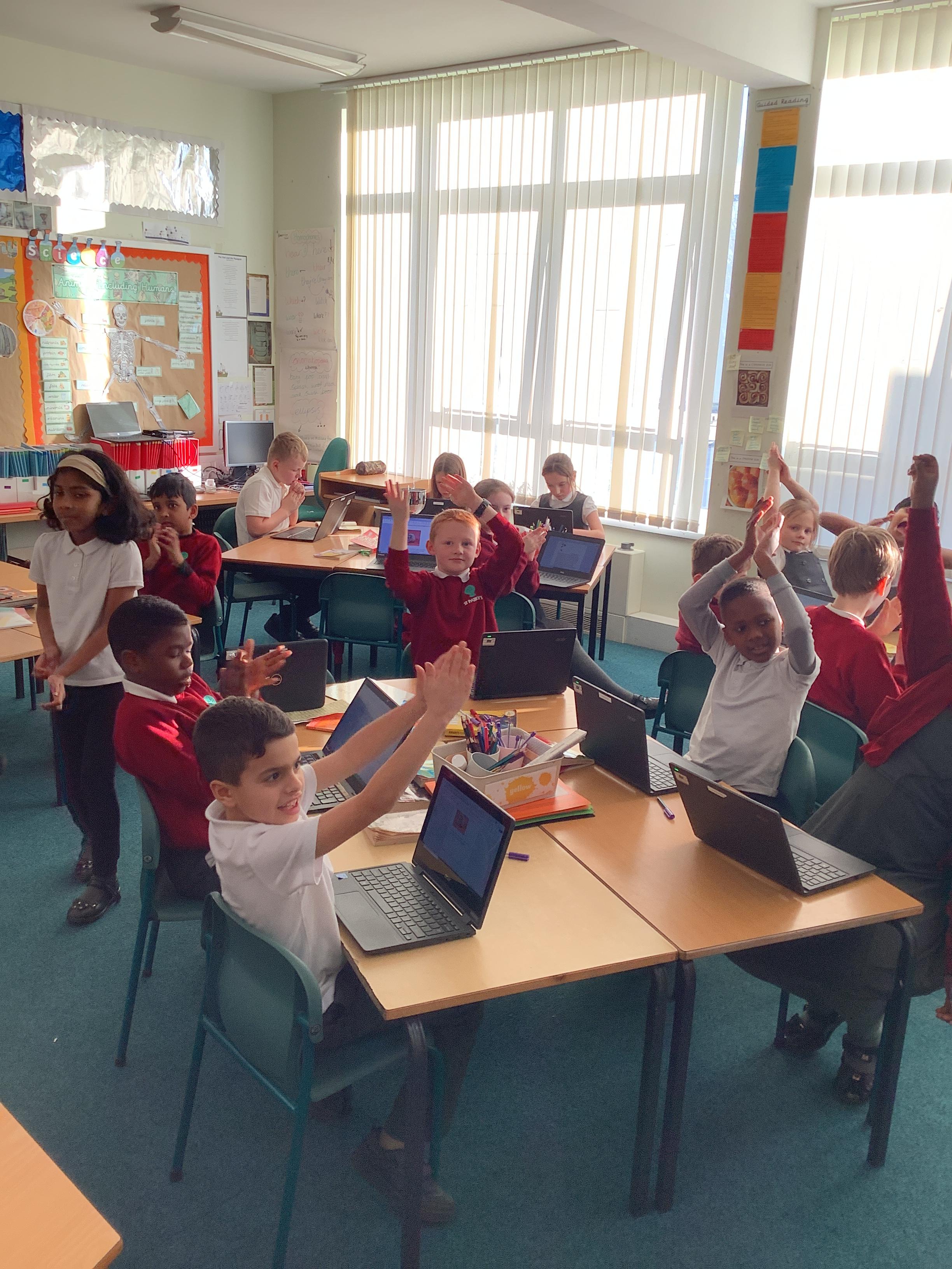 This week we used images to supplement our text and changed our presentation formats.